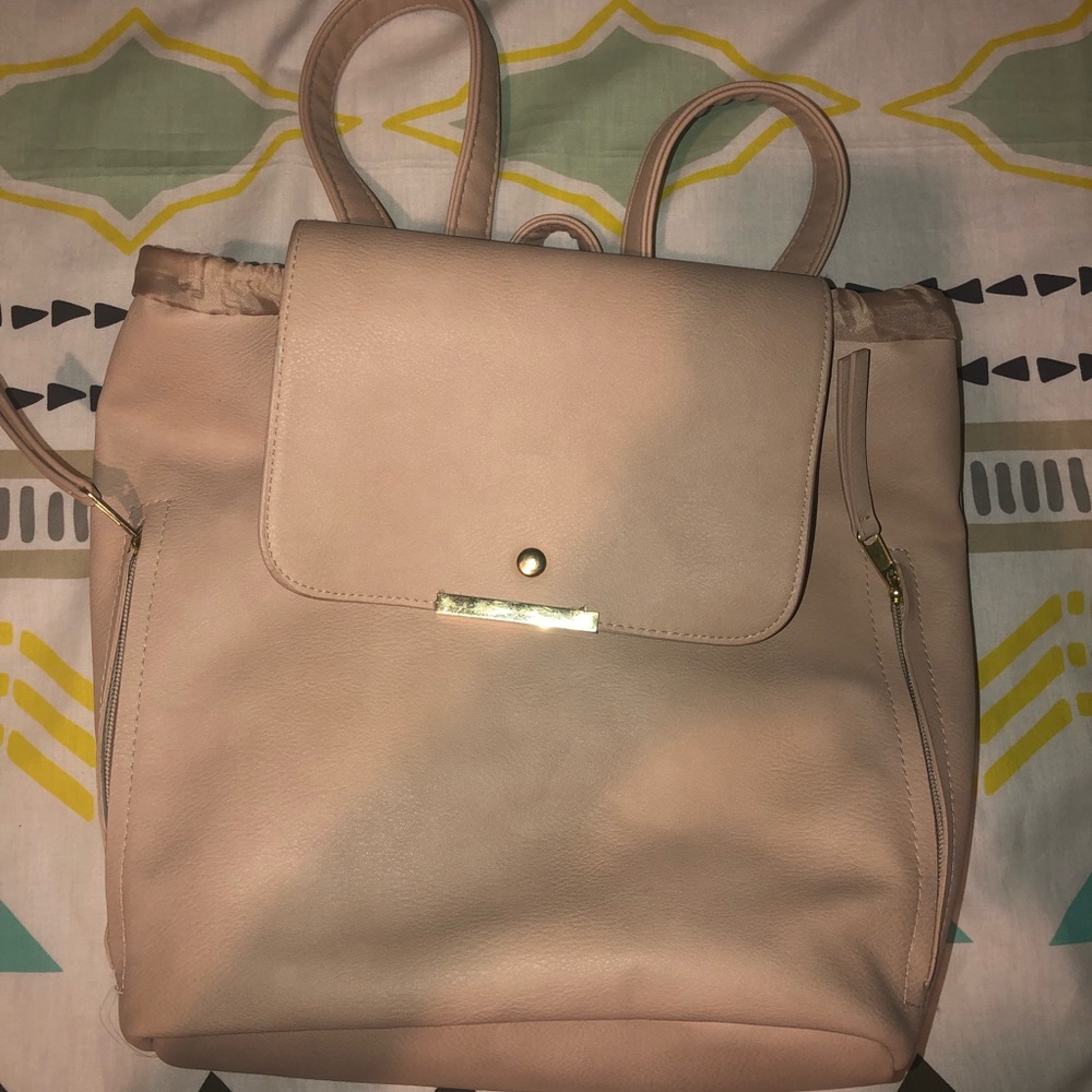 pink backpack purse